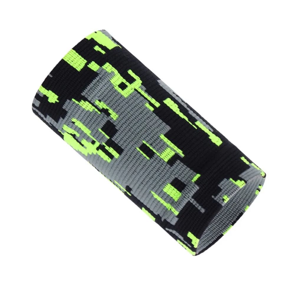Supporto per Polso a Compressione Traspirante e Assorbente, Fascia Elastica in Nylon Lavorato a Maglia