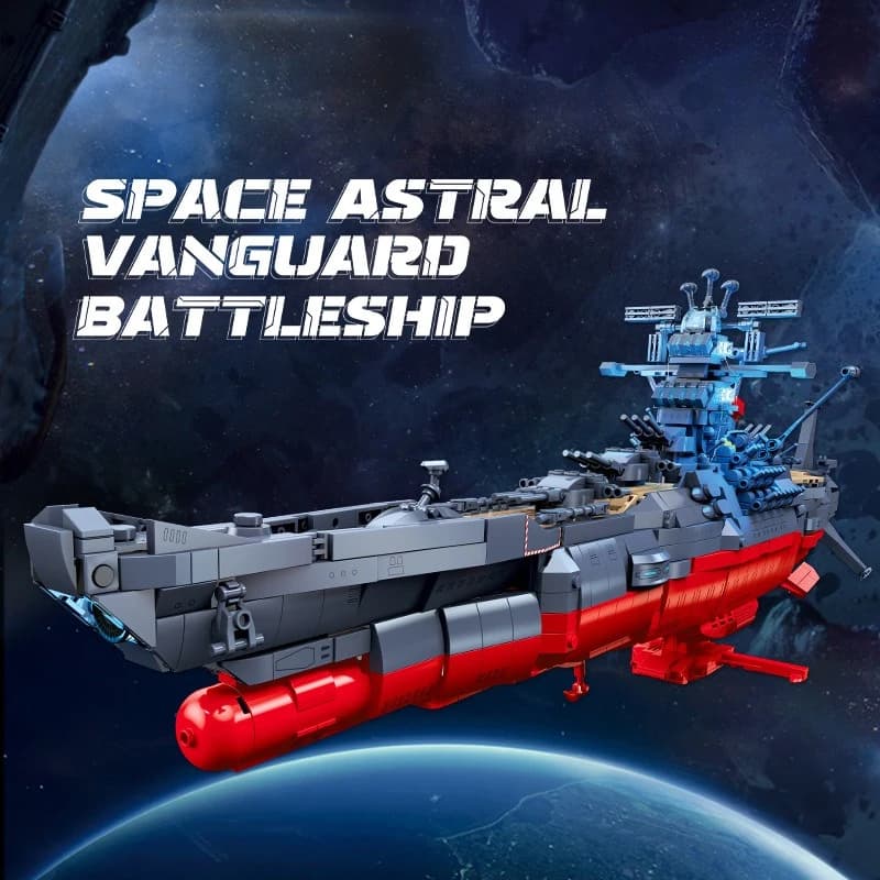 Set di Costruzioni Modello Nave da Guerra Yamato 2465 Pezzi, Giocattoli da Costruzione, Regalo da Collezione per Bambini