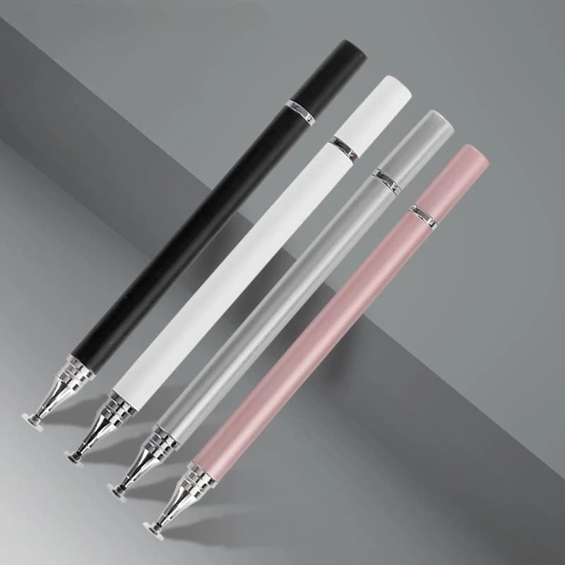 Penna stilo 2 in 1 per tablet cellulare Matita touch capacitiva per Iphone Samsung Telefono Android universale Disegno Scrittura