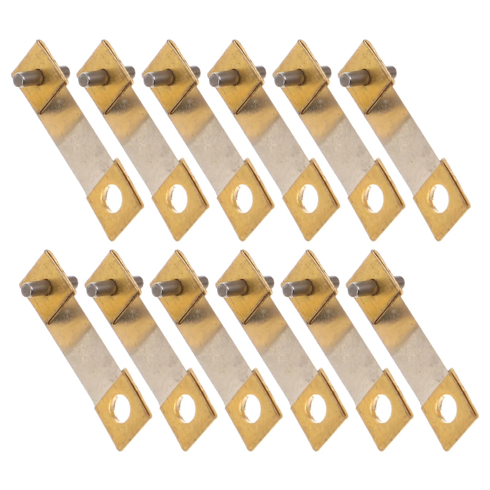 12Pcs Grandfather Clock Pendulum Suspension Spring Iron Mechanical Clock Replacement Parts for Wall Floor Mantel Clocks Quiet