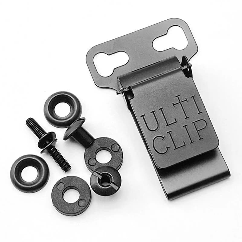 Clip posteriore per fondina K-Sheath, clip in acciaio inossidabile - su clip da cintura universale per fodero per coltello, clip per fondina, clip in vita