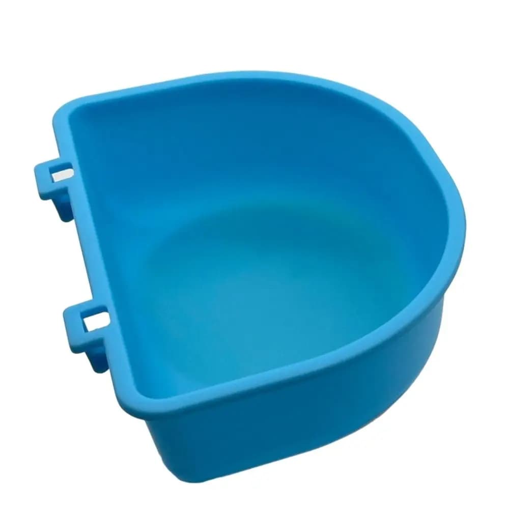 Portable Plastic Dog Hanging Bowl Cheap Durable Pet Feeding Bowl Cat Dog Food Plastic Dog Cage