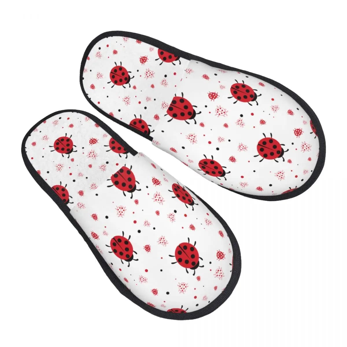 Pantofola invernale Donna Uomo Soffici pantofole calde Simpatiche coccinelle Pantofole da casa Scarpe