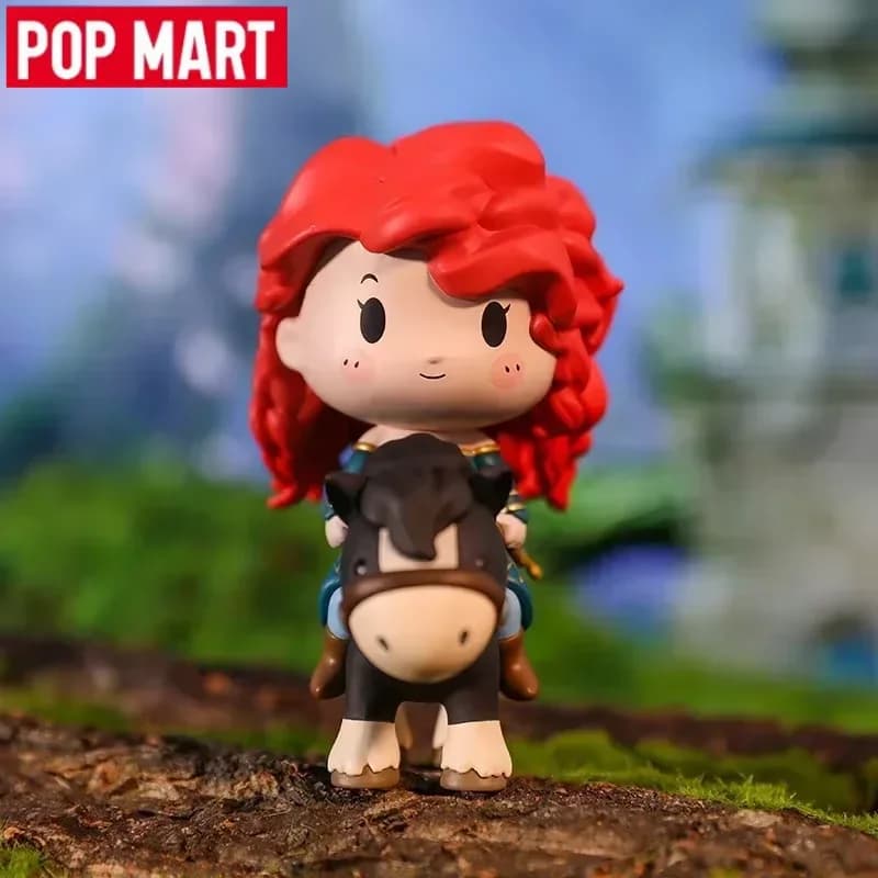 POP MART Disney Princess Esclusivo Ride Series Mystery Box Cute Anime Action Figure Ornamenti Blind Box Toys Ragazza regalo del festival