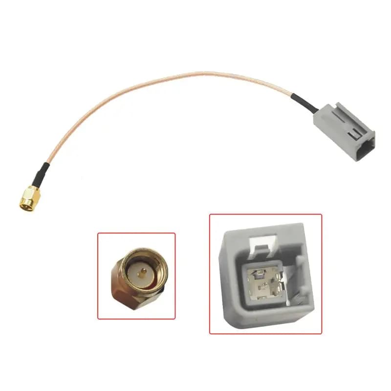 【M】1/3/5 pezzi Adattatore per antenna aerea per auto GT5 (maschio) Spina a SMA (maschio) Cavo per GSM/GPS/DAB/Radio