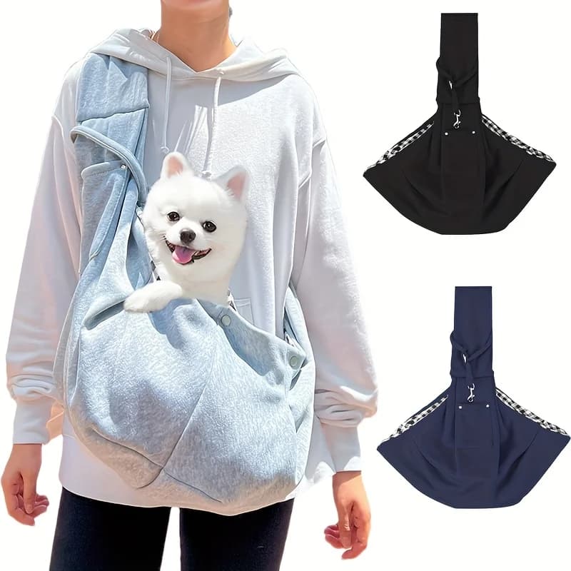 Borsa da trasporto per animali da esterno - Tracolla a tracolla regolabile, gita casual per animali domestici | Elegante borsa per animali domestici | Comodo trasporto di animali domestici