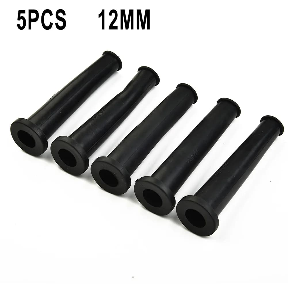 5pcs 10/12mm connettore pressacavo in gomma cavo antistrappo stivali protezione cavi manicotti per caricabatterie per telefono utensili elettrici