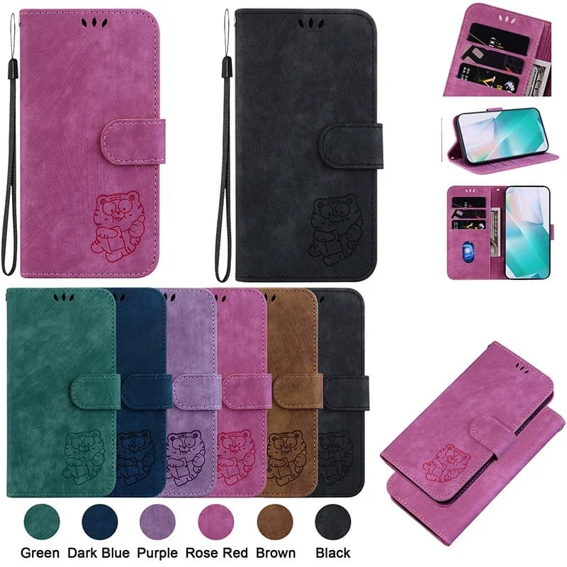 Custodia per telefono in pelle magnetica per Xiaomi Poco X6 PRO X6 X7 5G X5 X4 PRO 5G x4 GT X3 Pro X3 NFC X3 GT Cover per telefono