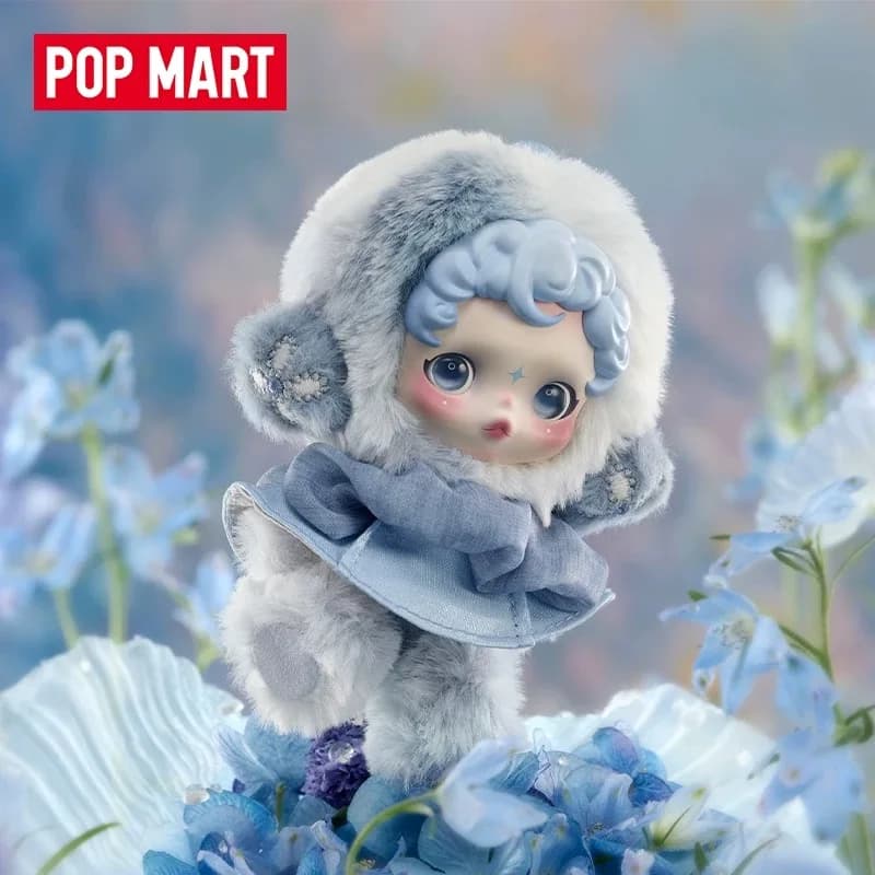 POP MART SKULLPANDA Light Weaving Garden Series 2a Generazione Portachiavi in Peluche con Volto in Vinile Blind Box per Collezionisti di Anime