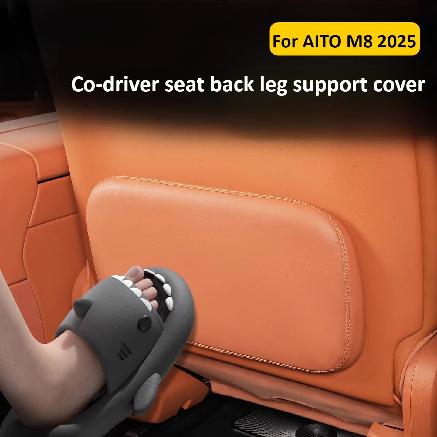 Per AITO M8 2025 Co-Driver Sedile Posteriore Supporto Per Gamba Copertura Protettiva Anti-Calcio Zerbino Resistente All'usura Accessori di Modifica
