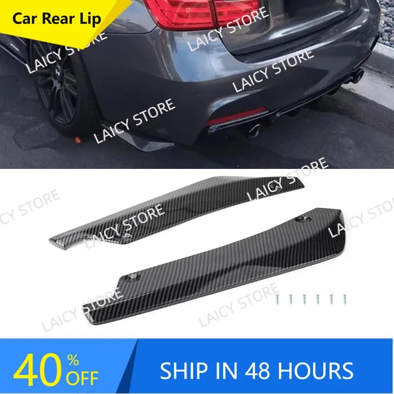 LAICY Diffusore Posteriore per Auto 320i 325i 328i 330i 330Li 340i, Spoiler Laterale, Minigonna, Protezione Paraurti