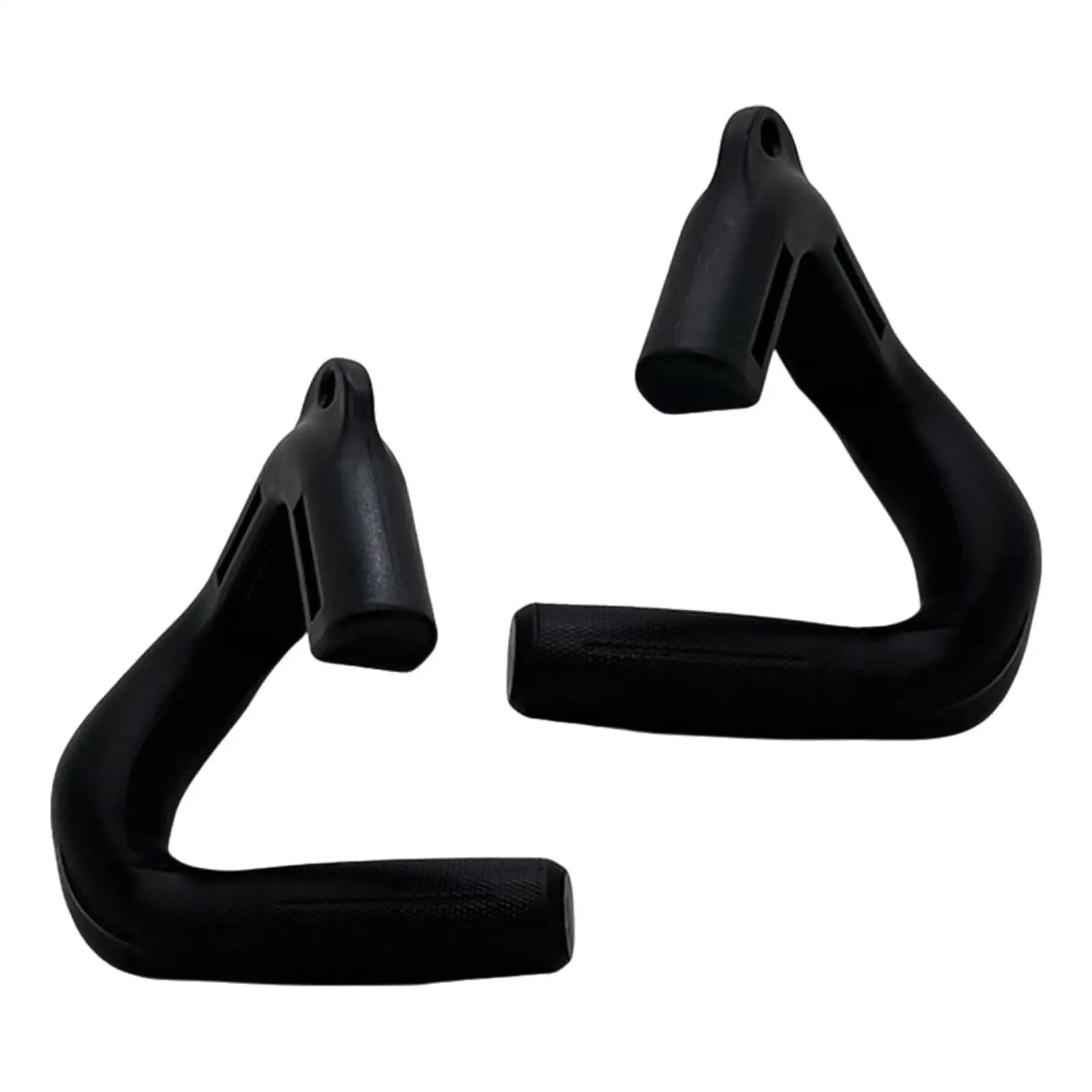Neutral grip for resistance bands for training cable machines