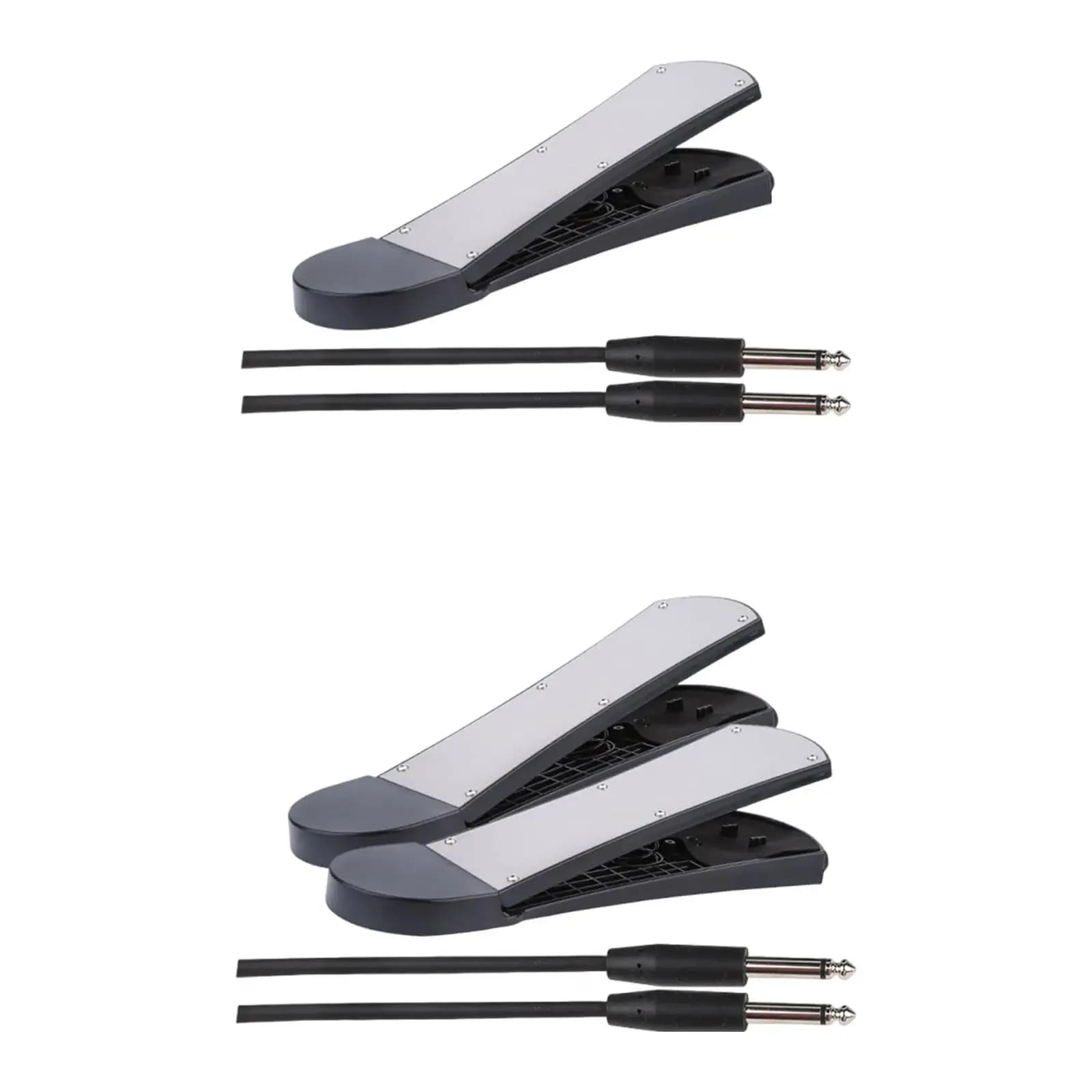 Pedale di Ricambio per Batteria, con Cavo, Comodo per l'Allenamento, Attrezzatura Compatibile, Pad per Riparazione, Accessorio Nero, Pedale a Piede