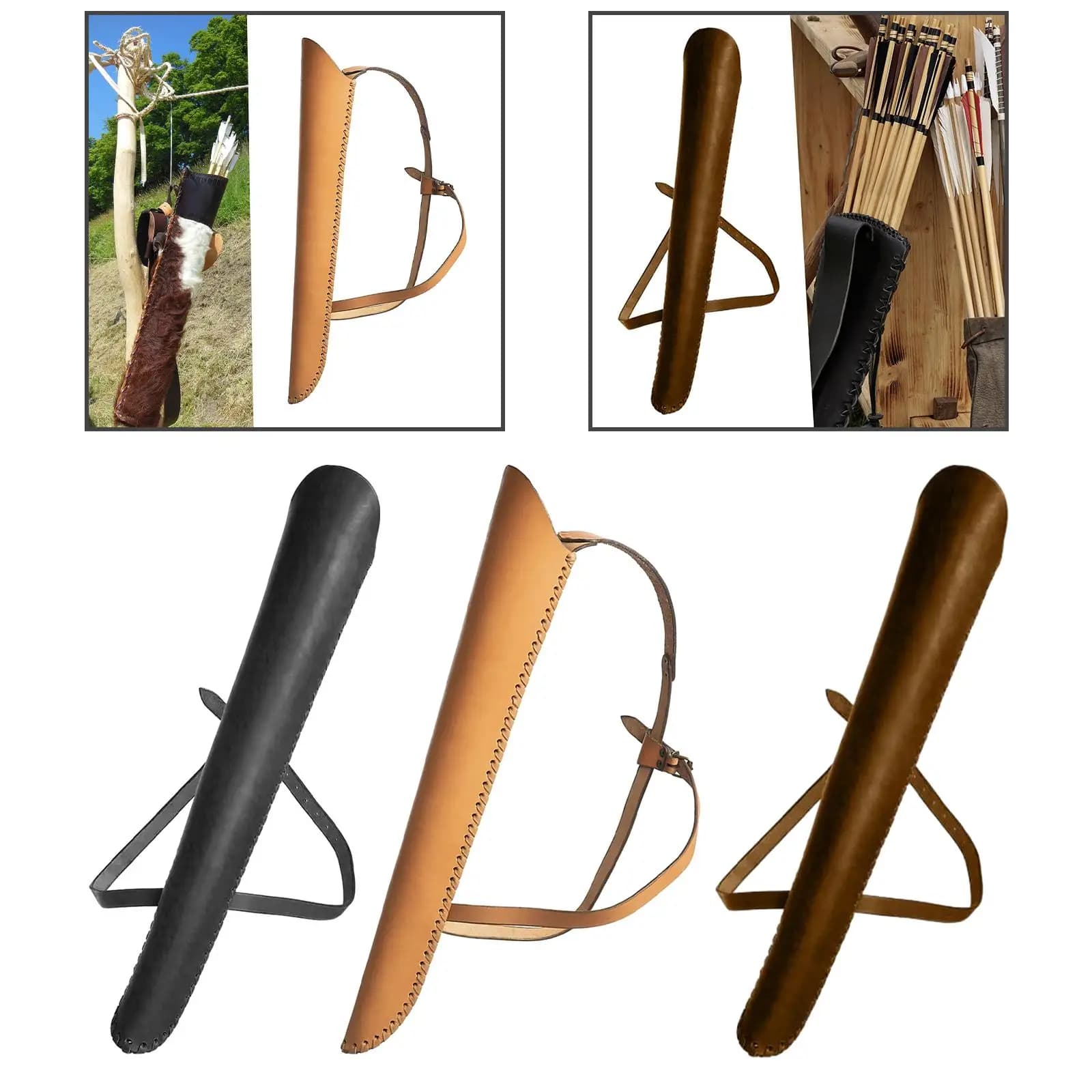 Archery Back Arrow Arrow Holder Adult Target Practicing Adjustable Wear Resistant Outdoor Hunting