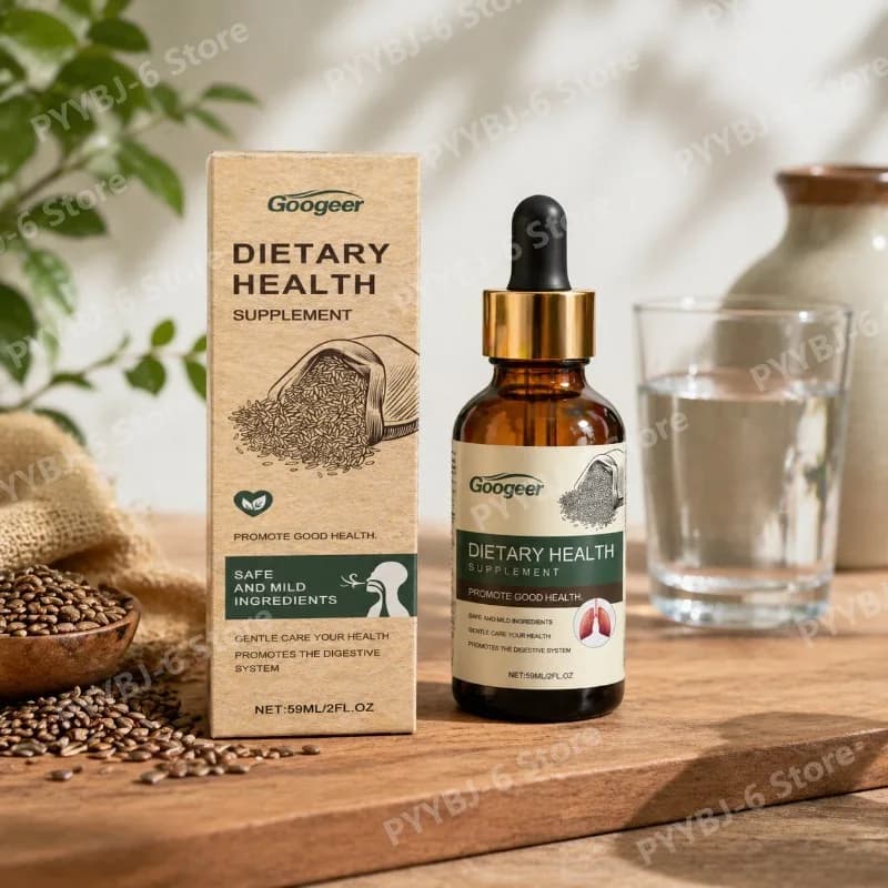 Gocce Liquide per il Benessere Erboristico con Foglie di Menta e Vitamina B1 per il Comfort Digestivo e la Salute Gastrointestinale 59ml Integratore Alimentare
