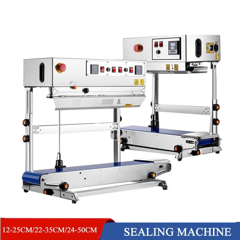Automatic Commercial Vertical Continuous Sealing Machine For Plastic Film PE Bag Tea Bag Heat Packing Sealing Machine