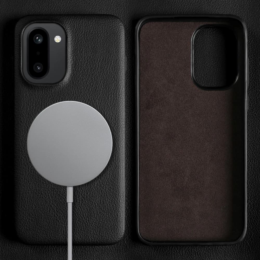 For Magsafe Phone Case For OnePlus 15R 15 13T 13S 13 13R 12 12R 11 11R 10R 10T 9 9RT 7 7T 10 Pro Ace 5 6 Leather Case Back Cover