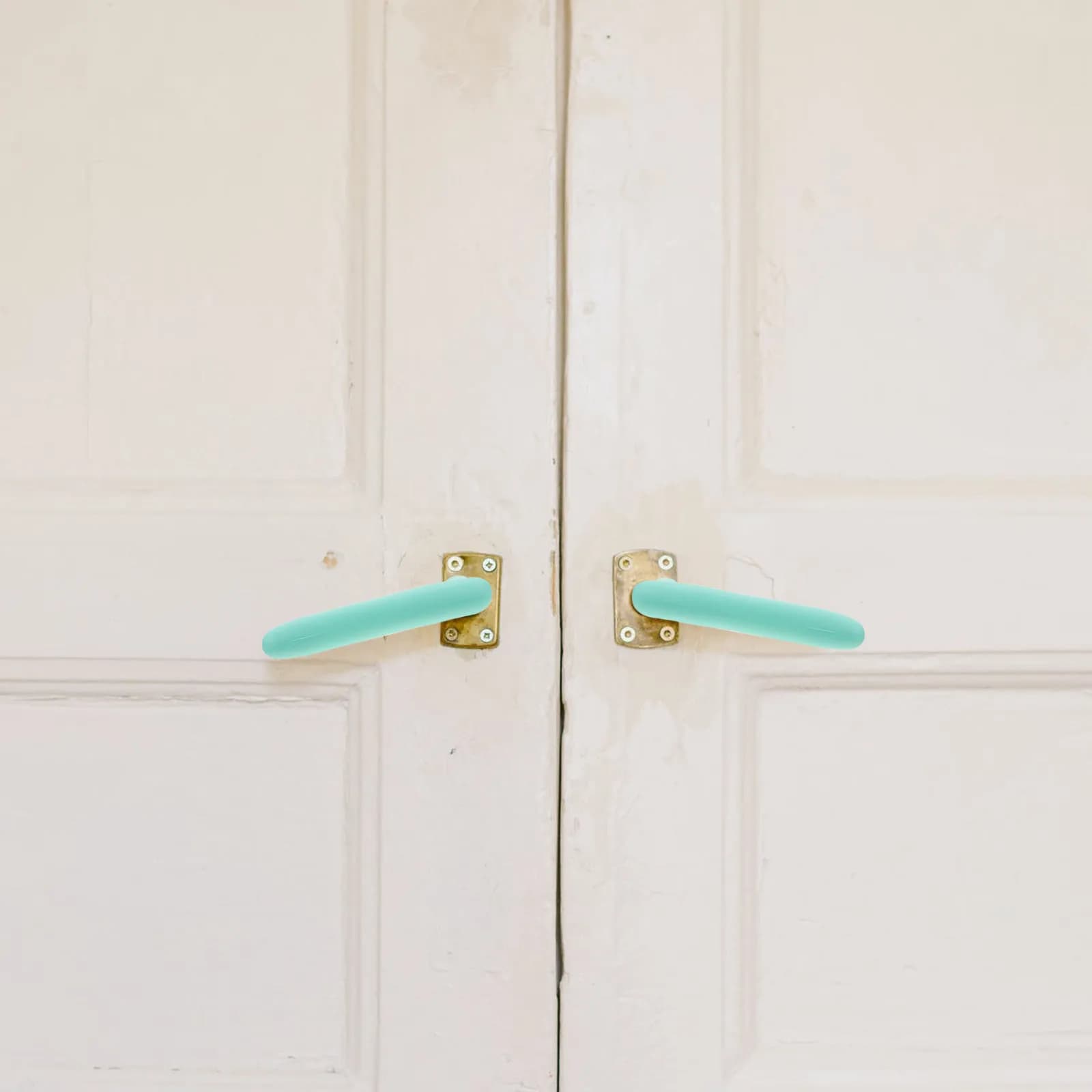 2 Pezzi Copri Maniglia in Silicone, Protezioni Antiurto per Porte, Impermeabili ed Elasticizzate