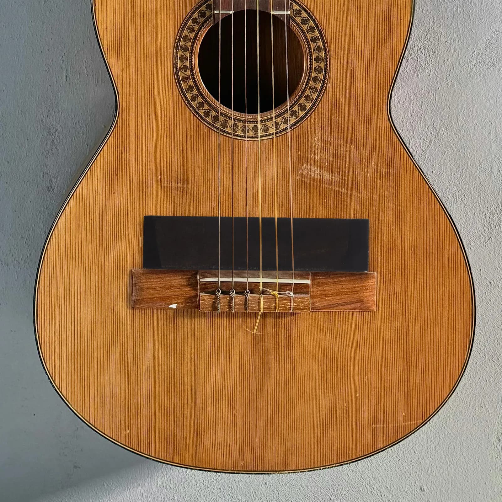 Ponte per Chitarra in Ebano Nero, Blocco di Legno Fai-da-te, Ponte Acustico in Legno Grezzo, Ricambi per Chitarra, Materiali per Strumenti Musicali