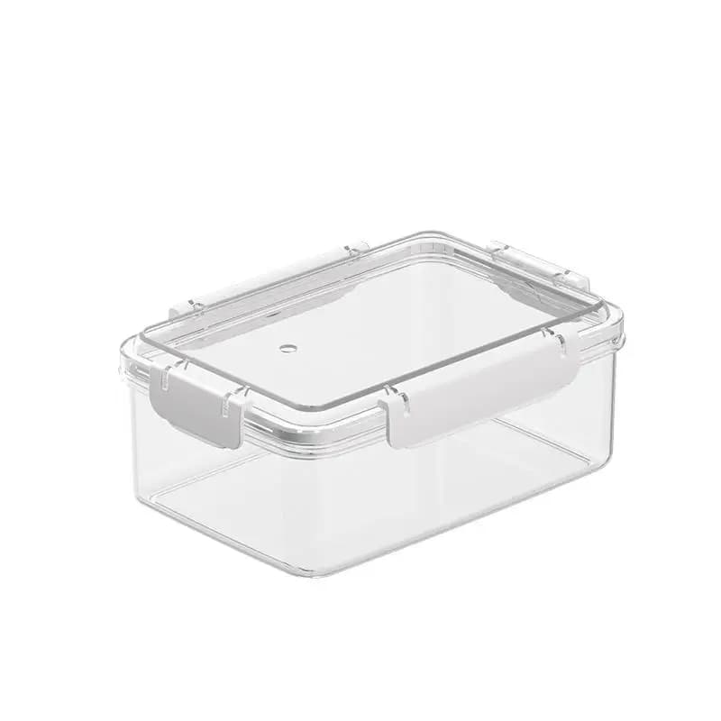 Contenitori per la conservazione della frutta, contenitori per alimenti freschi, organizer trasparente per frigorifero, set multifunzionale per la preparazione dei pasti e il pranzo.