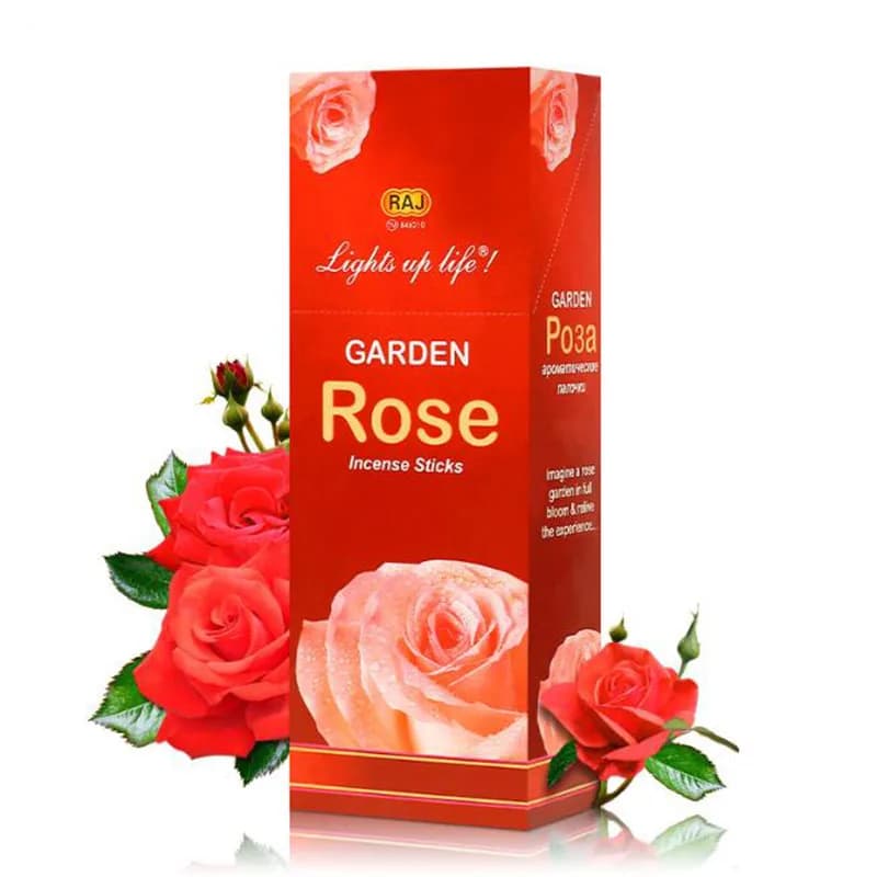 Big Box Rose Flavor Stick Incenso India Incenso Fragranza di fiori Aroma Incenso con 6 piccole scatole 120 bastoncini in tutti gli odori di yoga