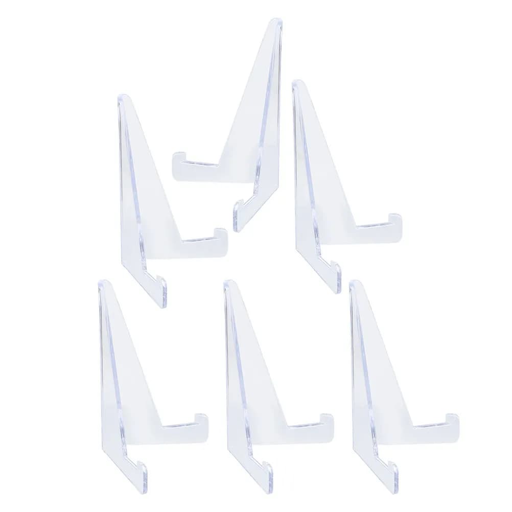 Espositore per Carte Collezionabili da 6 Pezzi, Supporto per Carte da Gioco, Scaffale per Carte Sportive, Mini Cavalletto Espositivo per Carte di Baseball, Basket, Calcio