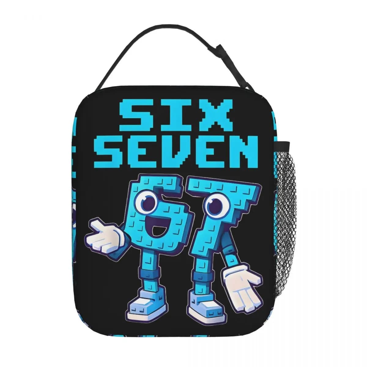 Custom Brainrot Six Seven Italian Insulated Lunch Bag for Women Portable 67 Gaming Meme Thermal Cooler Bento Box School