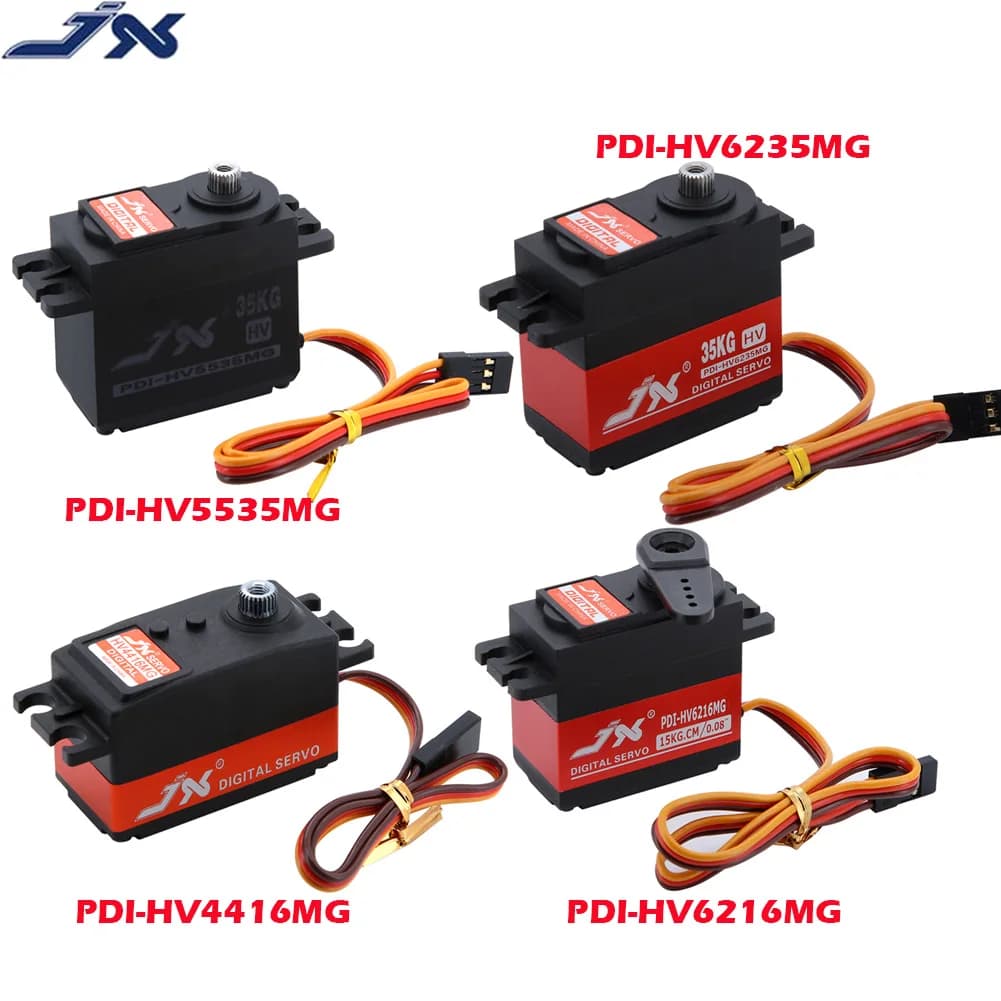 JX RC Servo PDI-HV5535MG PDI-HV6235MG PDI-HV4416MG PDI-HV6216MG Digital Core Servo Spazzolato Servo Metal Gear per 1/8 1/10 RC Car