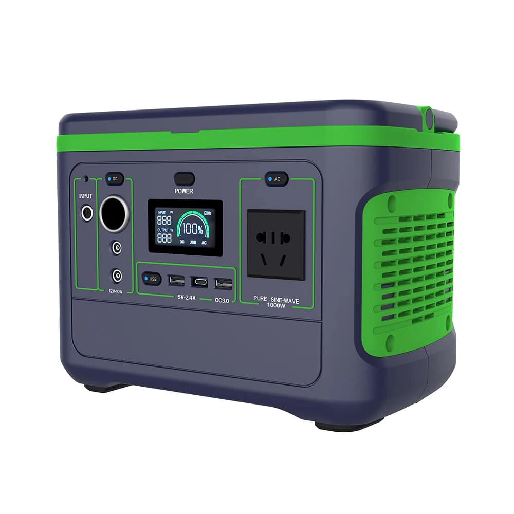 Stazione Power Bank al litio portatile 1200W 2500W 2000W 1000W Batteria portatile Generatore di energia solare