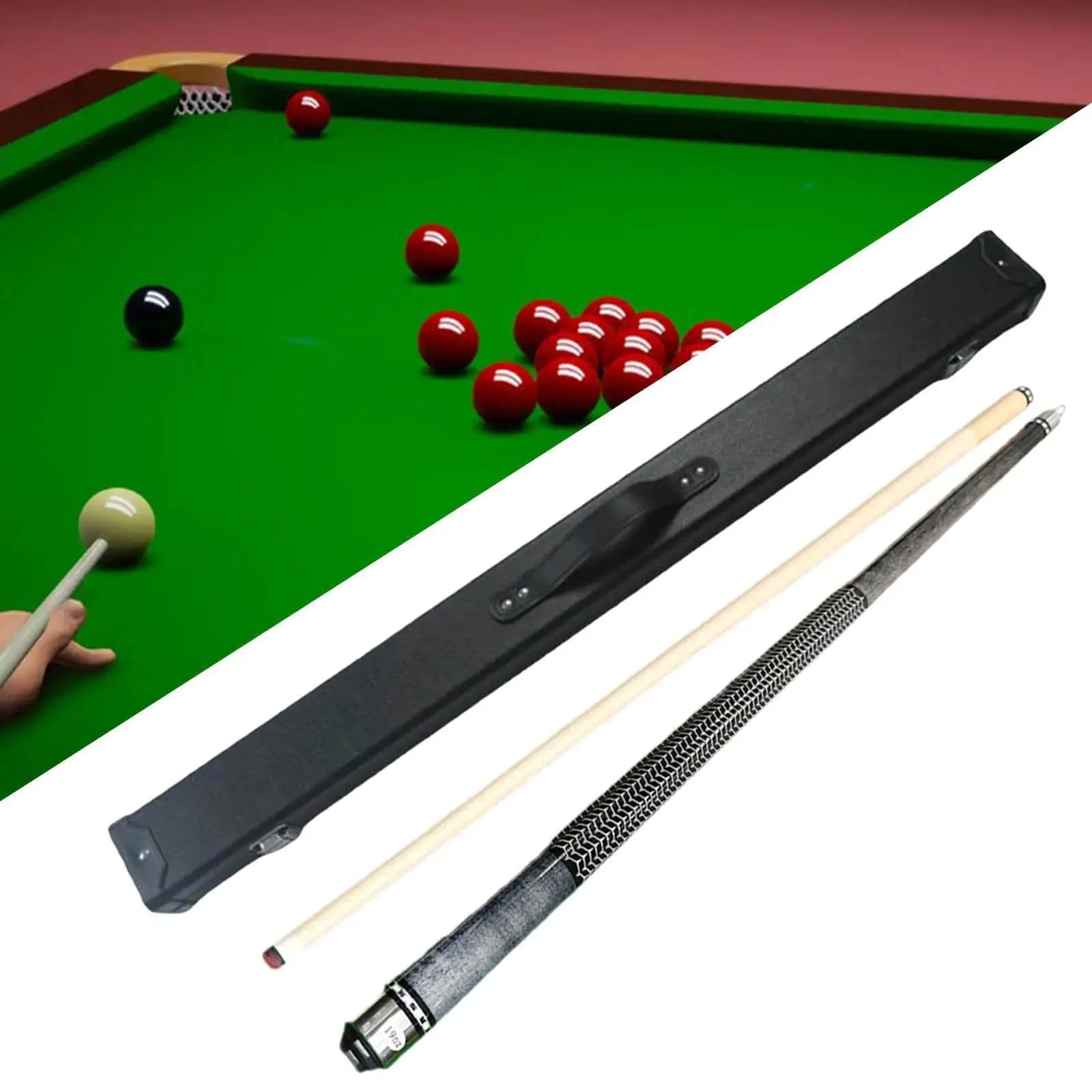 Pool Cue Stick Billiard Pool Stick Full Size 58" Snooker Cue Billiard Cue for Men Billiard Players Adults Starters Training