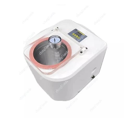 AC 220V Smart Vacuum Defoaming Machine with Digital Display for Silicone, Epoxy Resin, DIY Crafts Vacuum Degassing Chamber