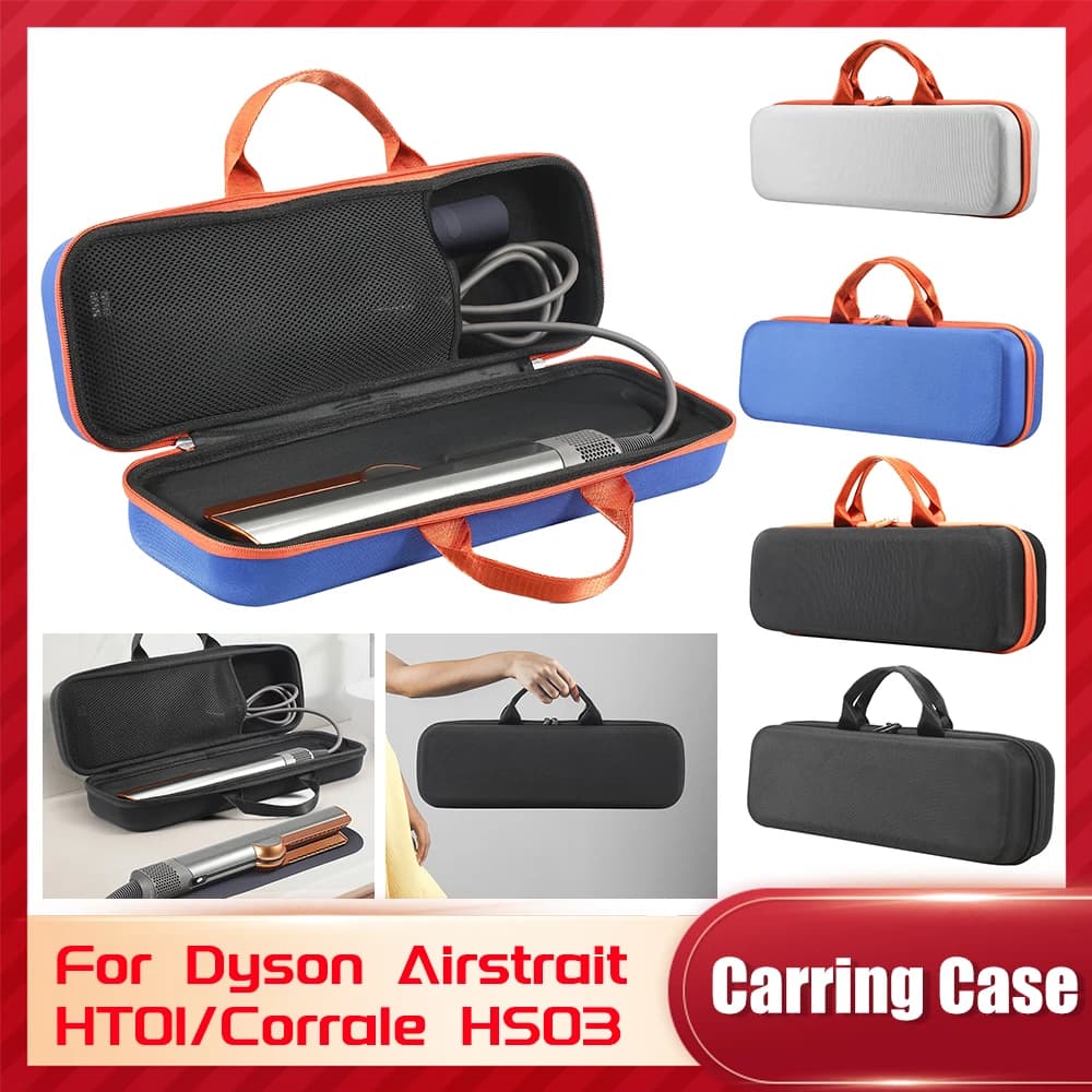 Dyson Airstrait/Corrale HS03 Hair Plate Case Portable Travel Case Hard Shock Anti Shock