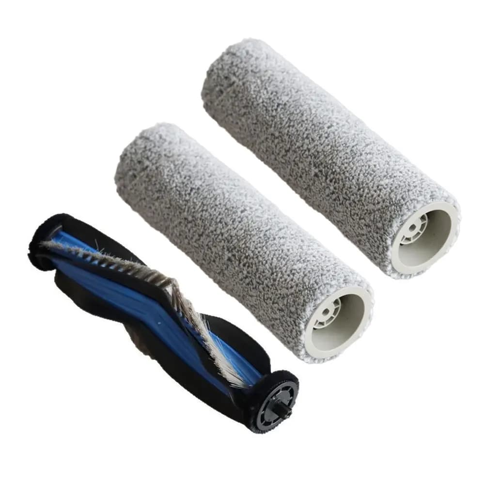 Main Brush with Removable Bearings and 2 Mop Rollers for Ecovacs For Deebot X9 X11 T80s PRO For Omni Robot Vacuum