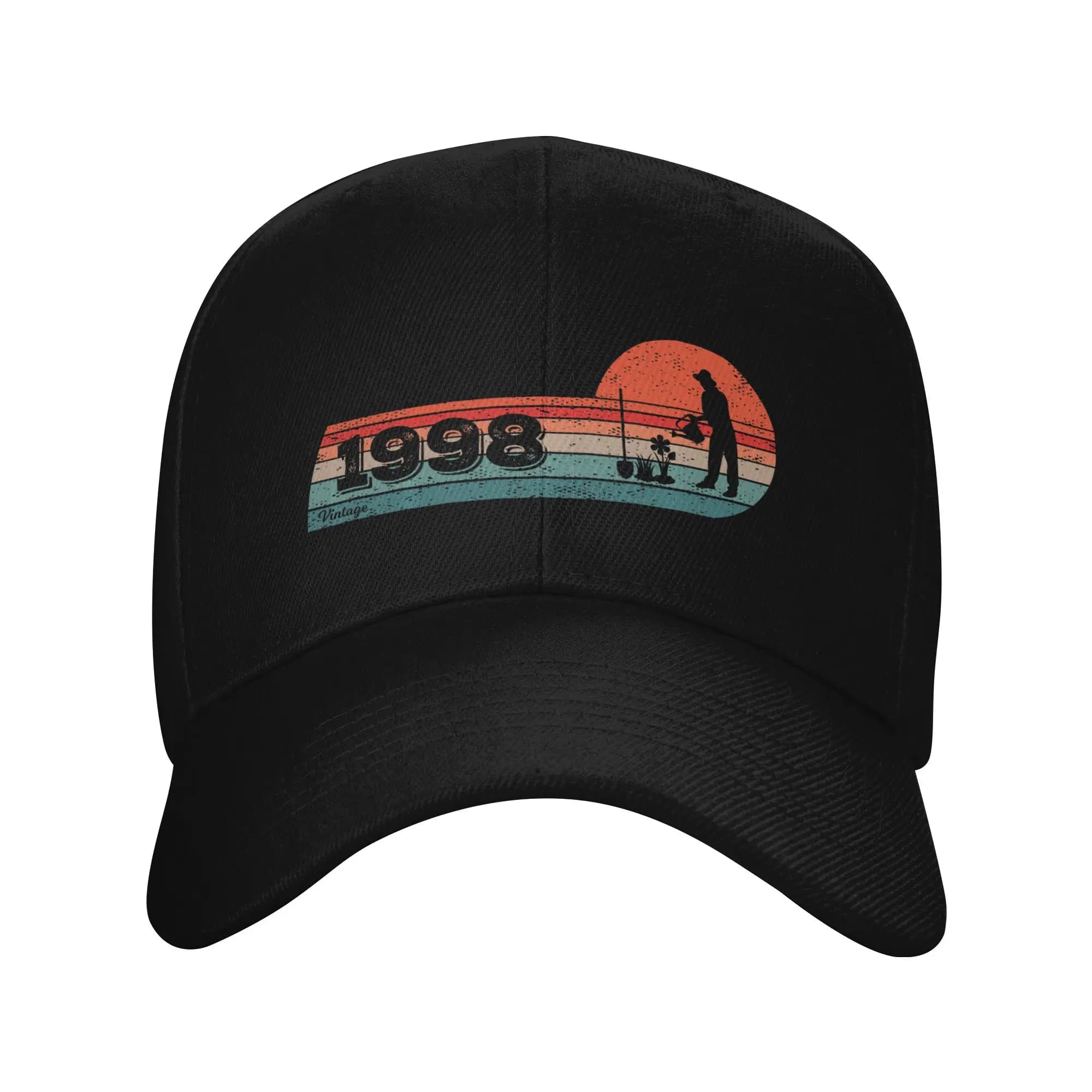 Summer Casual Baseball Cap Gardener Vintage Born 1998 Birthday Garden Plants Gardener Trucker Hat For Women Men Baseball Caps