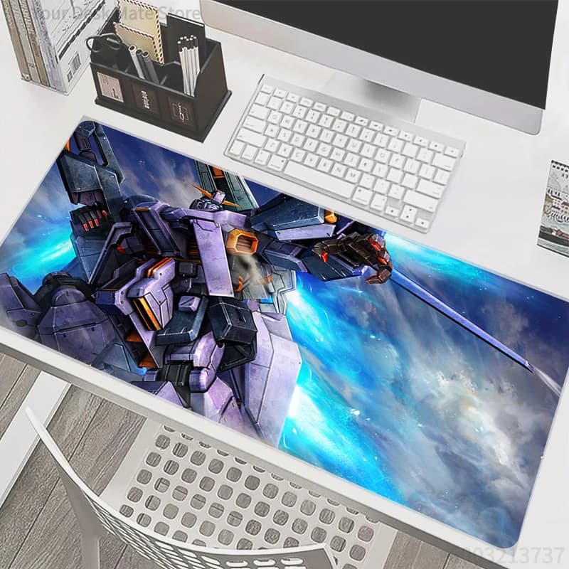 Tappetino per mouse M-mechanical Warrior G-gundam Gaming Gabinete Gamer Tappetino per scrivania per computer PC Tappetino per tastiera antiscivolo Tappetino per mouse per tablet