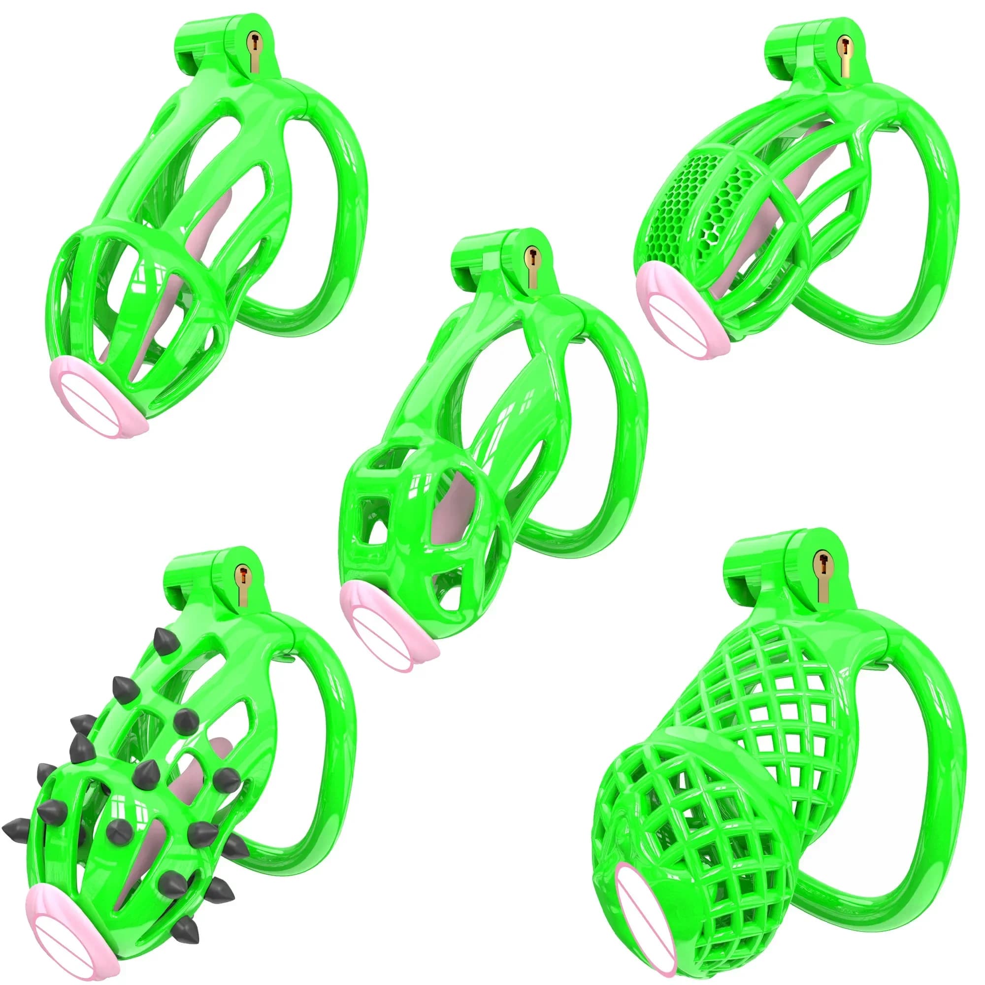 New Mamba castor cage 2026 for Man with 5 Pencil rings, BDSM restrictions, Anti-Fuga locks, Sexual Toy 18+