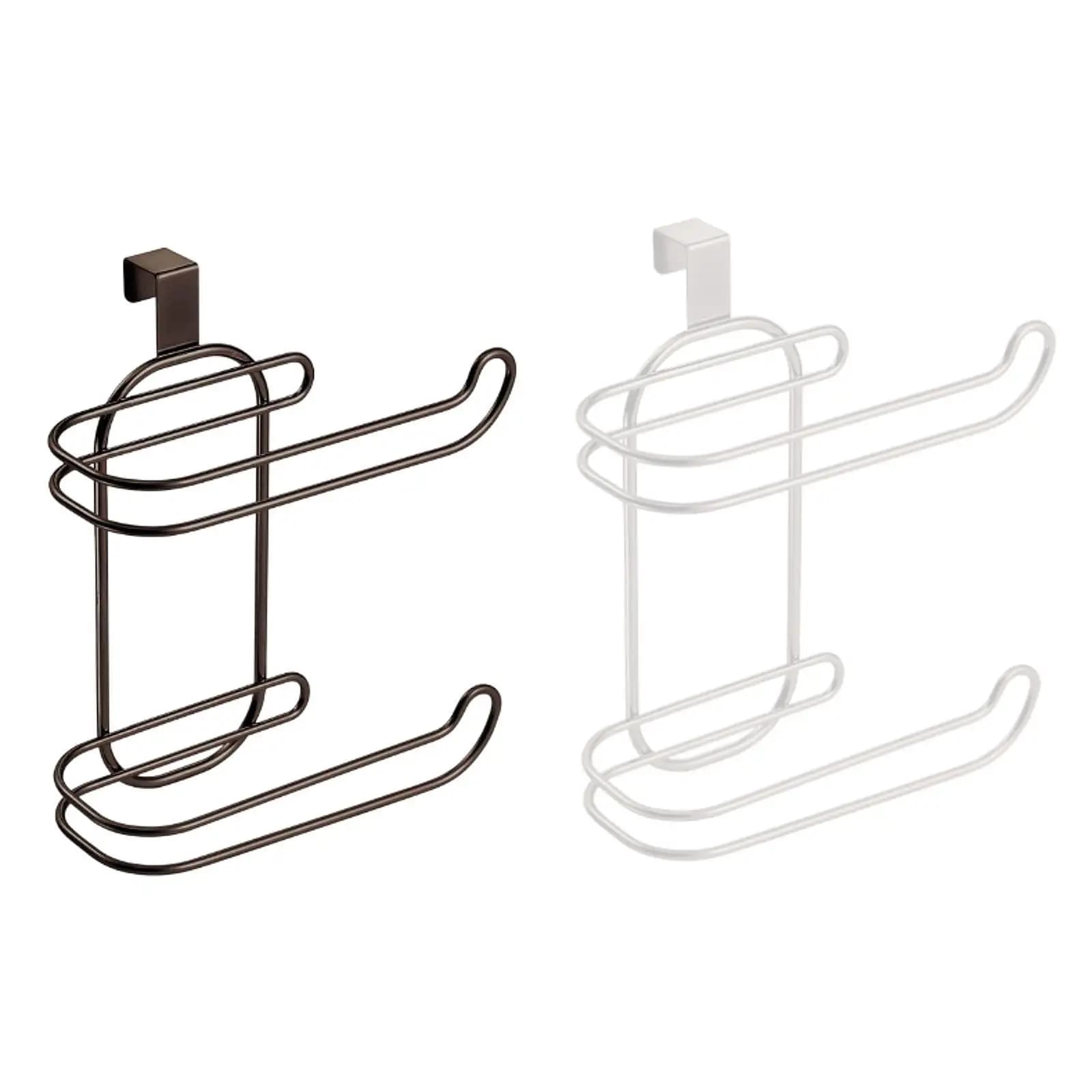 Portasciugamani da bagno Doppio strato Versatile sopra il serbatoio Dispenser di carta igienica per la casa, il bagno, l'ufficio, la cucina dell'hotel
