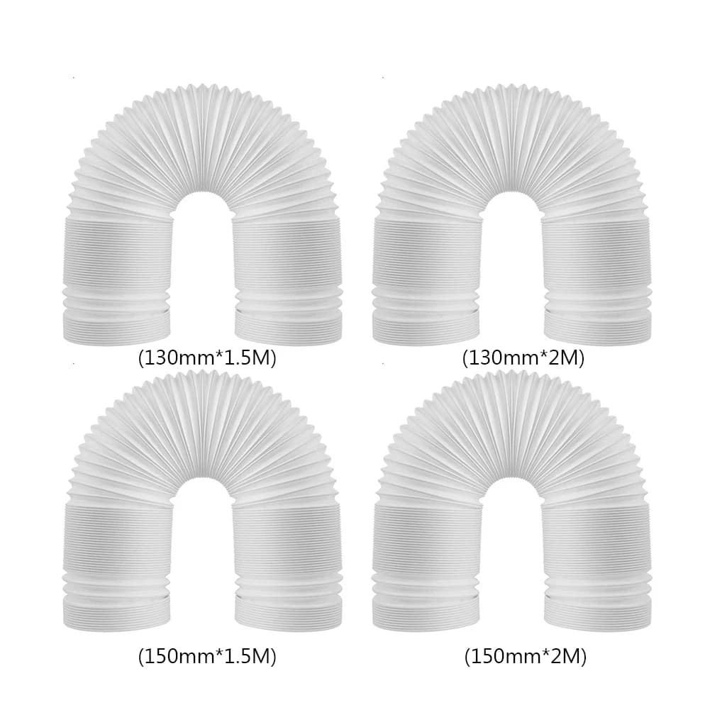 130/150mm Telescopic Air Conditioning Exhaust Hose Tube Universal Air Conditioner Pipe Duct Extension Pipe Connector Parts