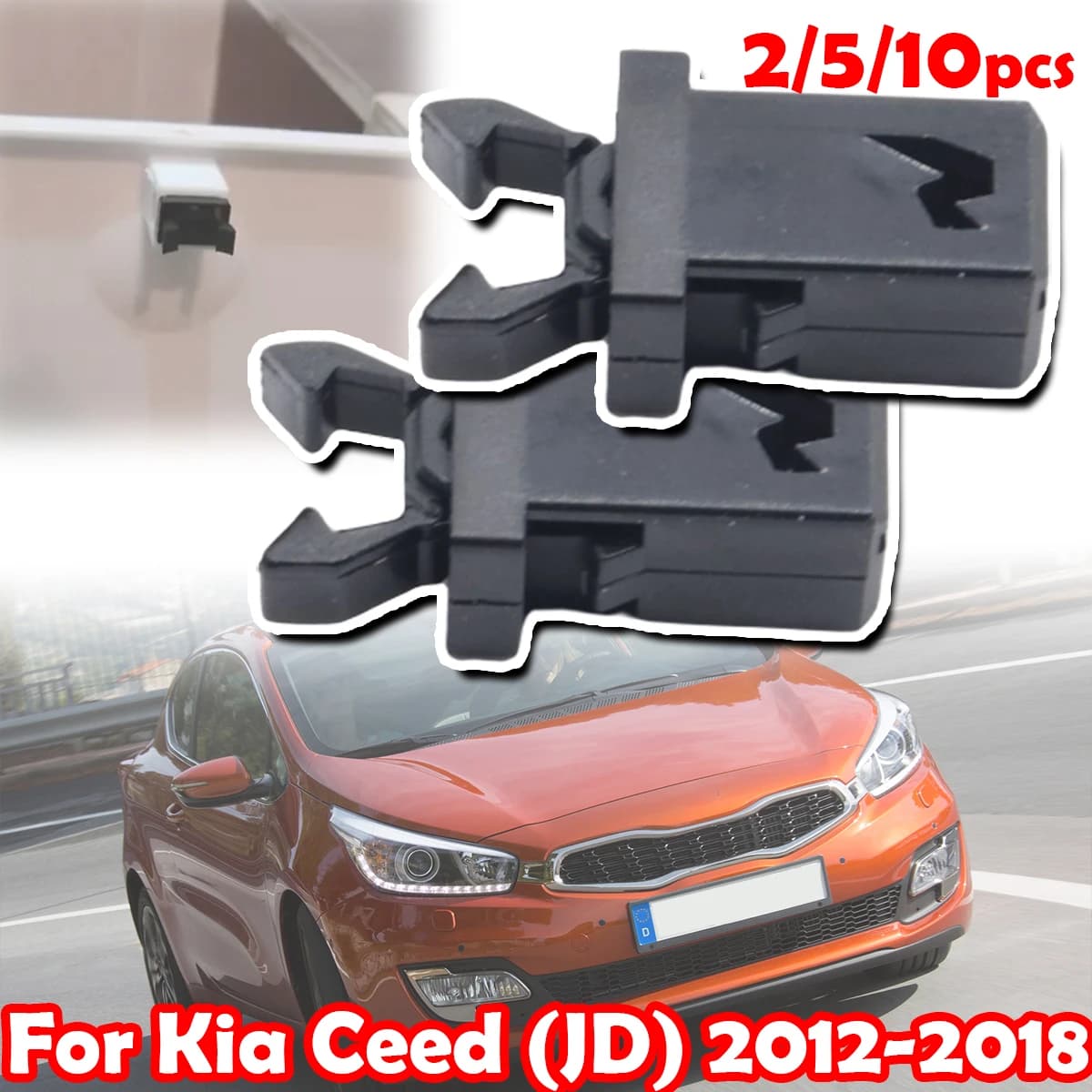 Clip di Riparazione per Cestino PR-001 per Kia Ceed (JD) 2012-2018, Sostituzione Chiusura Automatica in Plastica con Interruttore a Sgancio Rapido