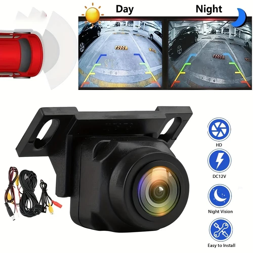 Universal HD Night Vision Rearview Backup Camera: Easy Setup, Without Battery, Secure Reversing Assistance – For Trucks And Suvs
