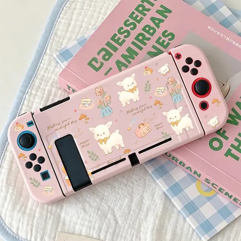 Protective Case Accessories Anti-Scratch Shell Protector for Nintendo Switch NS Game Console TPU Split Protective Case