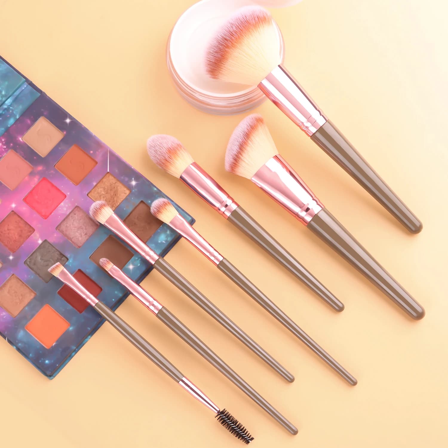 Set of Makeup Brushes PCS Fondotinta Umbrella Fard Correctors Brushes Female Beauty Tools Beauty Pole