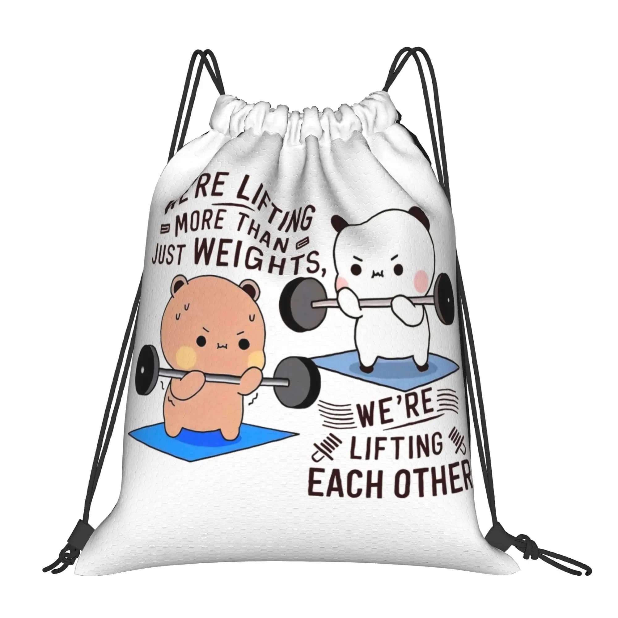 Bubu Dudu coulisse backpack that support close with love, water resistant gym bag, bag with yoga coulisse
