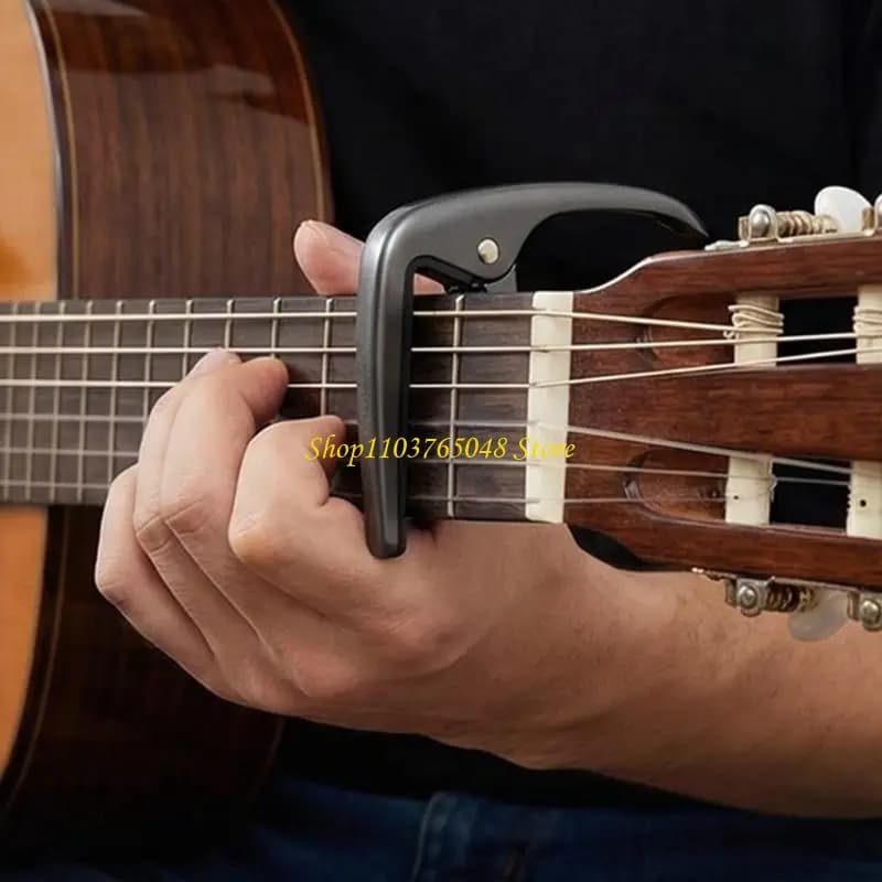 R53E Capotasto per chitarra ergonomico Impugnatura comoda adatta per lunghe prove o spettacoli
