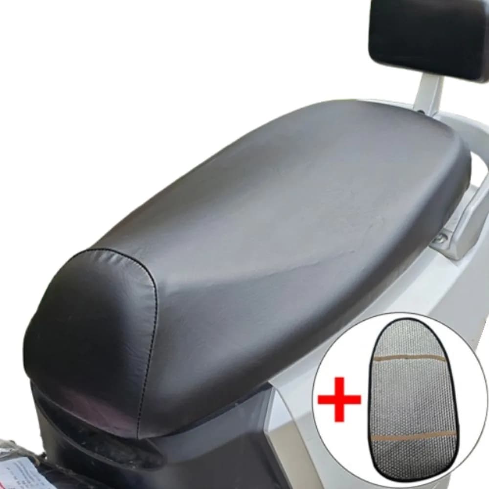 Waterproof Motorcycle Seat Cushion Cover Breathable Elastic Electric Bicycle Seat Cover Thickened with Sunscreen Pad