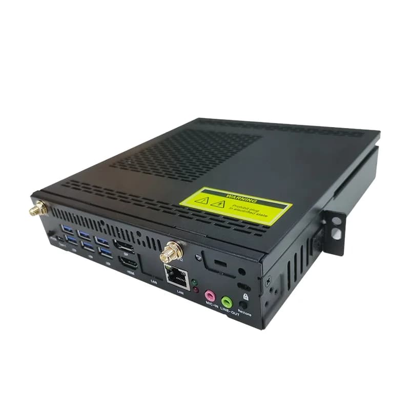 Popolare Micro PC Mini computer incorporato I5 I7 DDR4 16G 32G con ventola SSD 128G 512G per lavagna interattiva OPS PC