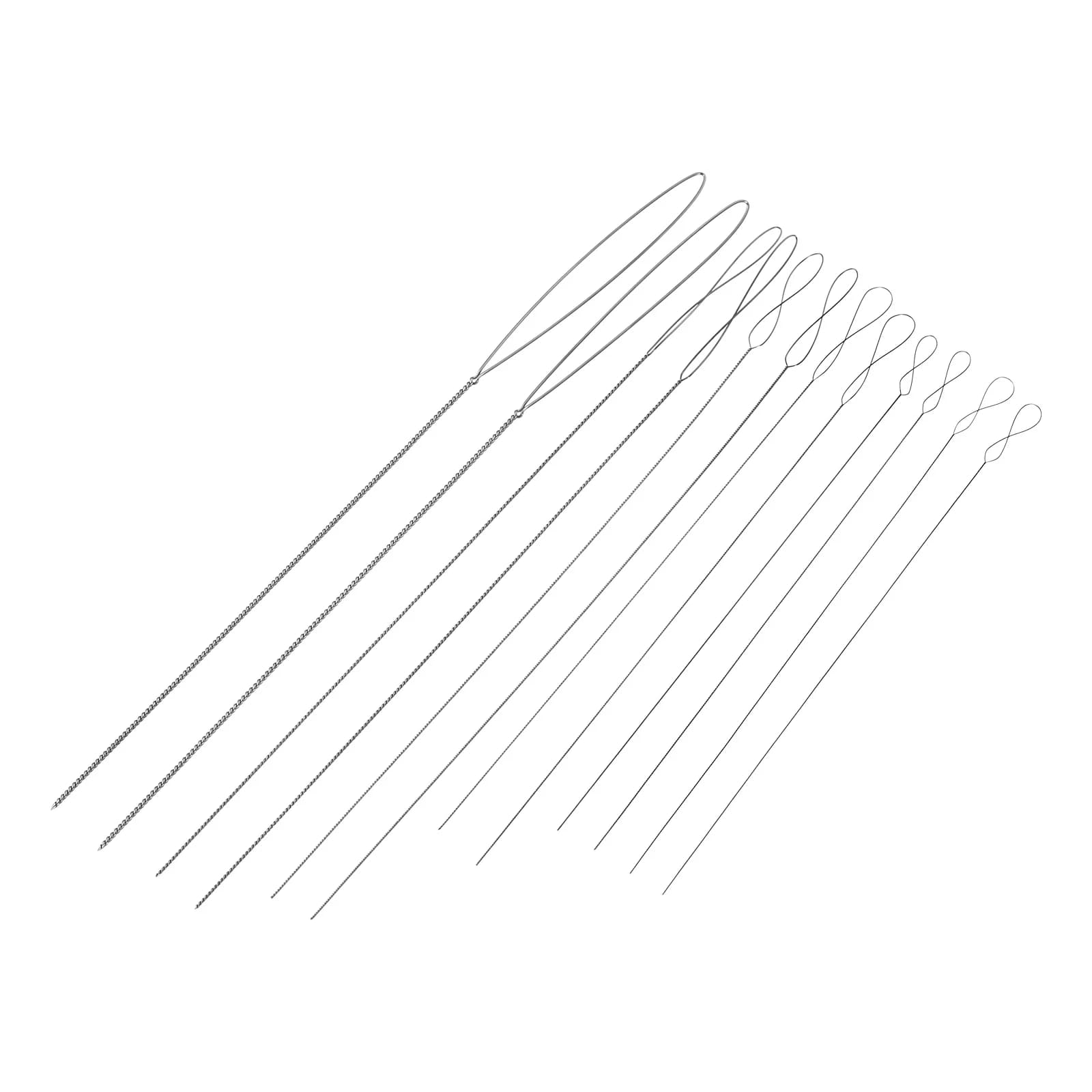 2Pcs 0.15-0.7mm aghi per perline in acciaio inossidabile aghi per perline per occhi grandi aghi per cucire strumenti per la casa fai da te