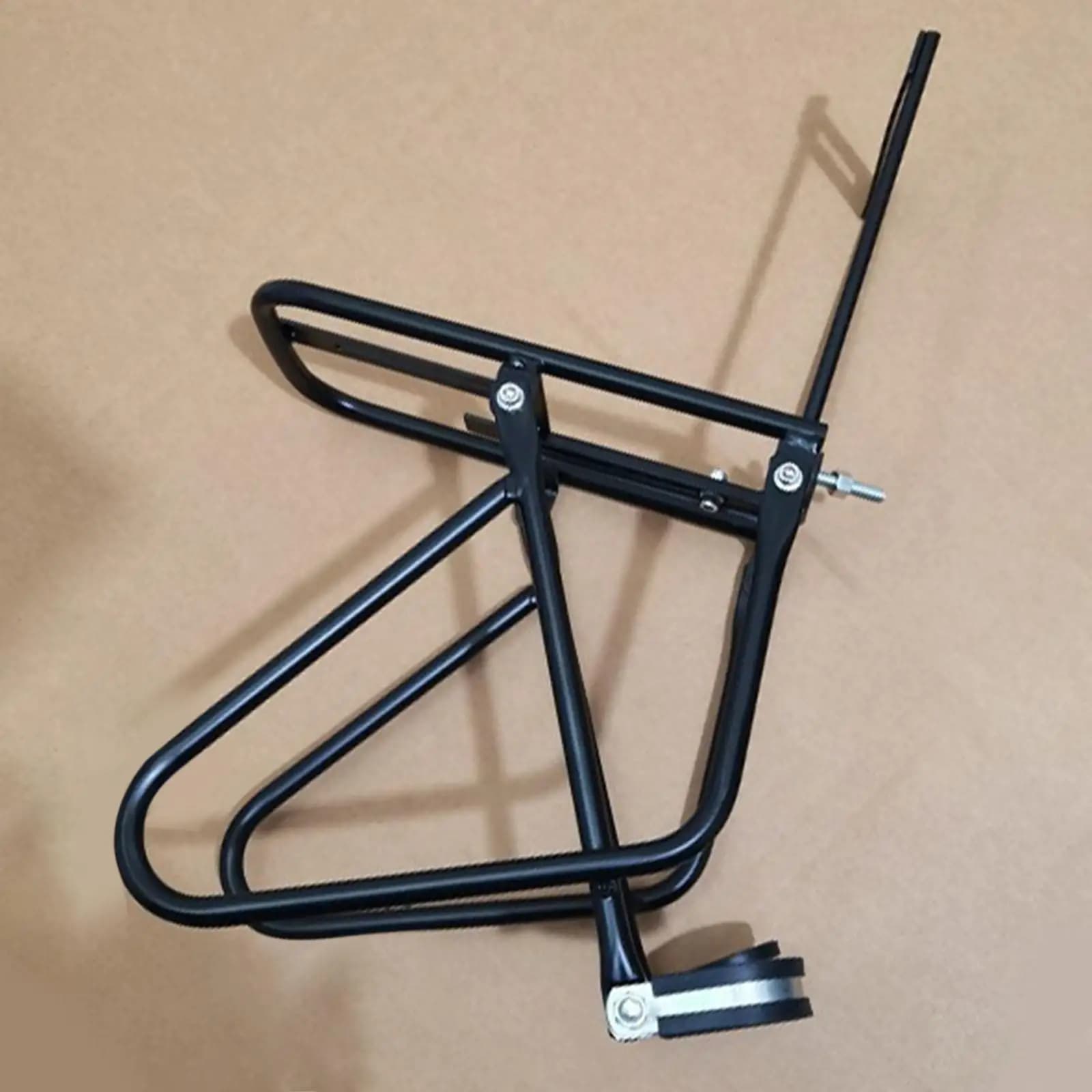 Front Rack Bicycle Steel Luggage Carrier Quick Release Pannier Shelf Cycling Accessory for Road Touring and Mtb Rides