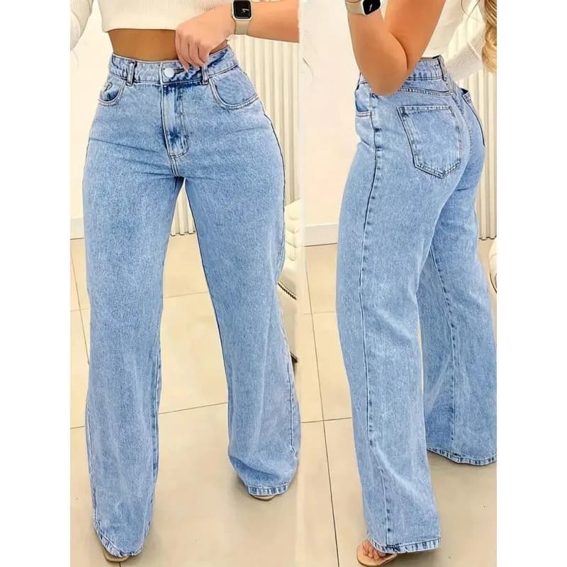 Vintage European American Jeans Denims Pants High Waist Straight Leg Cotton Trousers Youth Fashion Winter Collection