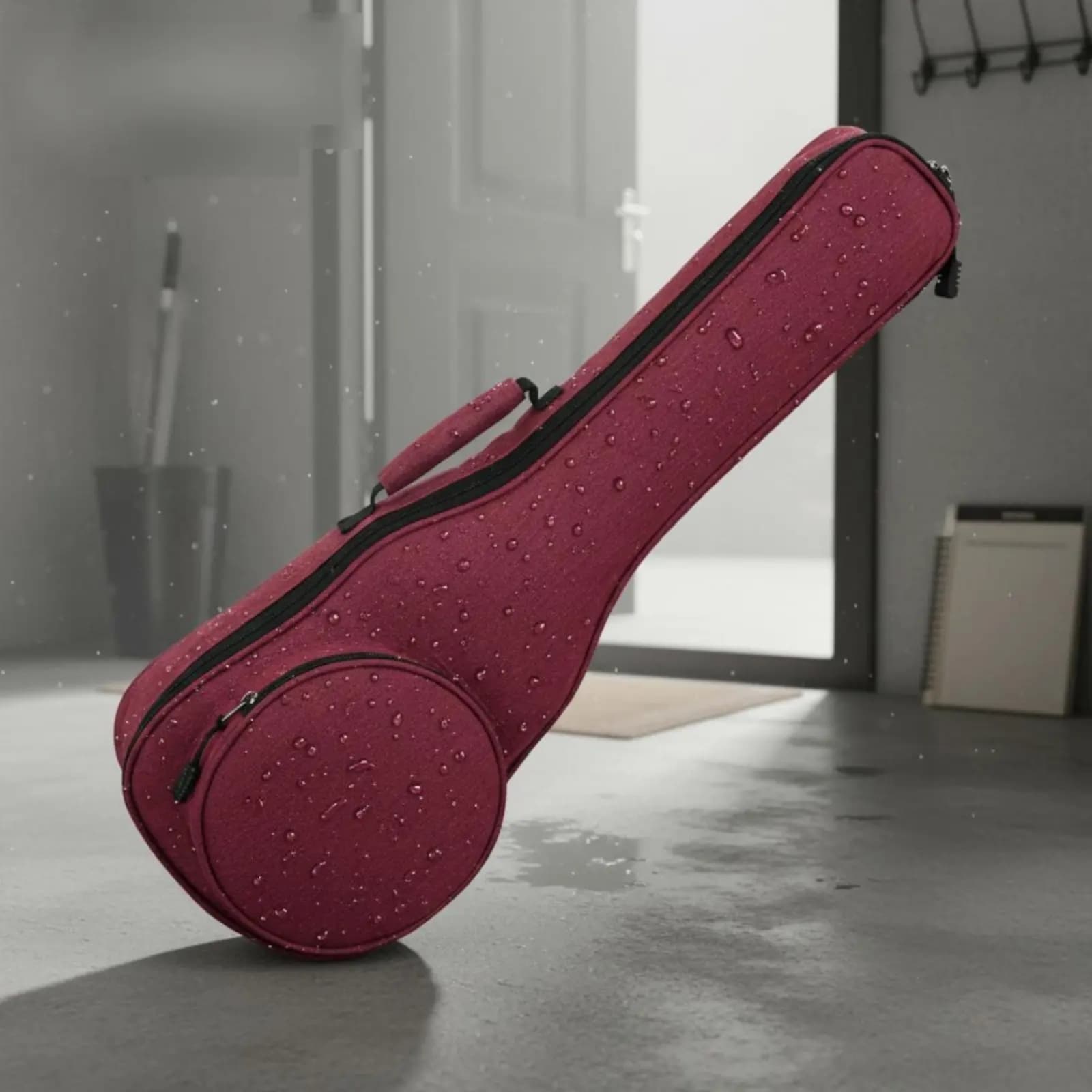 Borsa impermeabile per ukulele, tracolla regolabile, borsa per ukulele, accessorio per strumenti musicali, leggera e robusta